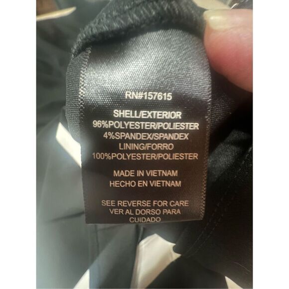 MSK Bell Sleeve Dress Black/White Sz 18 NWT - Picture 4 of 7